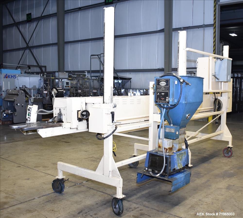 Used Doboy GS1000 Double Fold Glue Sealer. Capab