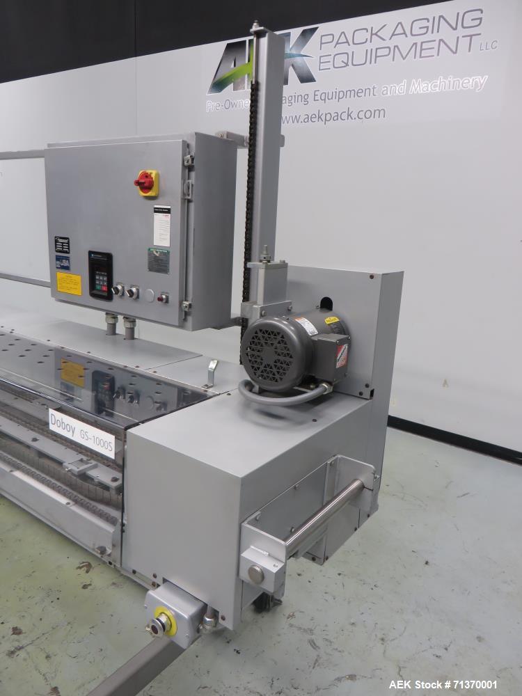 Used Doboy (Bosch) Model GS1000S Double Fold Left-To-Right Bag Sealer.