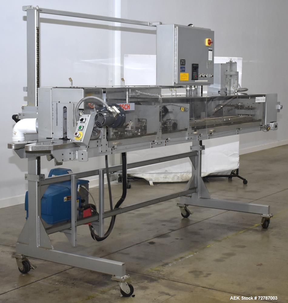 Used- Doboy (Bosch) Model GS1000S Double Fold Left-To-Right Bag Sealer. Machine is rated for speeds up to 100' of bags per m...