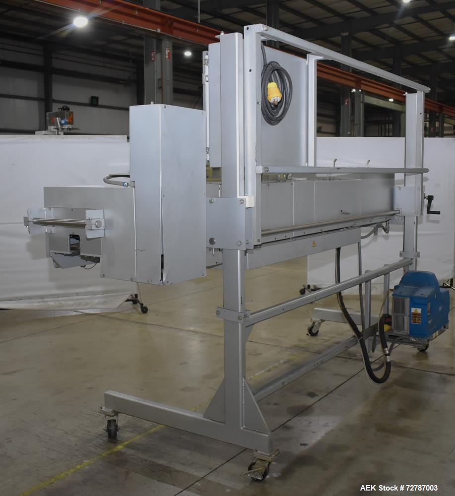 Used- Doboy (Bosch) Model GS1000S Double Fold Left-To-Right Bag Sealer. Machine is rated for speeds up to 100' of bags per m...