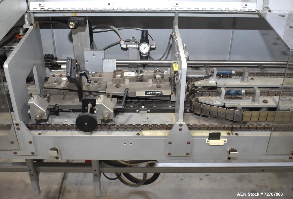 Used- Doboy (Bosch) Model GS1000S Double Fold Left-To-Right Bag Sealer. Machine is rated for speeds up to 100' of bags per m...