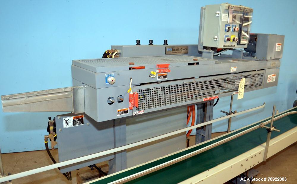 Used Altivity Packaging Model 901 Band Sealer / Closer. Designed for bags, approximate 48” long band length. With horizontal rubber belt take away conveyor in steel frame 12” x 174” long. .230 Volt, ...