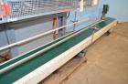 Used Altivity Packaging Model 901 Band Sealer / Closer. Designed for bags, approximate 48” long band length. With horizontal rubber belt take away conveyor in steel frame 12” x 174” long. .230 Volt, ...