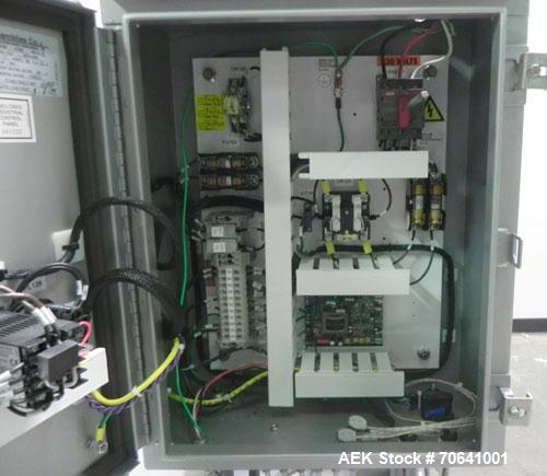 Unused- Hamer Model 500 HS Hot Air Bag/Pillow Sealer. The model 500 HS is designed for sealing pillow style or bottom gusset pre-made polyethylene bags up to 8 mils in thickness. Standard DC variable...