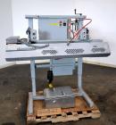 Used Fischbein Model FB 6000 Pinch Bag Sealer. Can operate at speeds up to 85' per minute depending on bag structure. Can handle a bag size range of: (width) 12-26