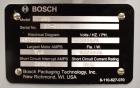 Used-Bosch Doboy Semi-Automatic Bag Top Labeler, Model JSL.  Heat seals a paper header label to the top of a premade bag.  S...