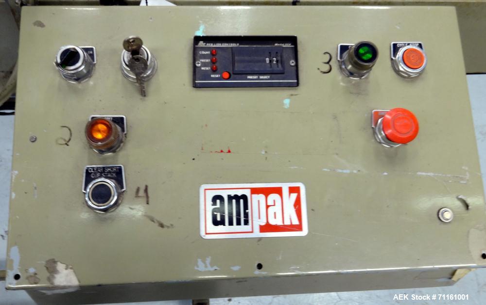Used- Ampak Model MAX1616 Vertical Form, Fill, & Seal Machine