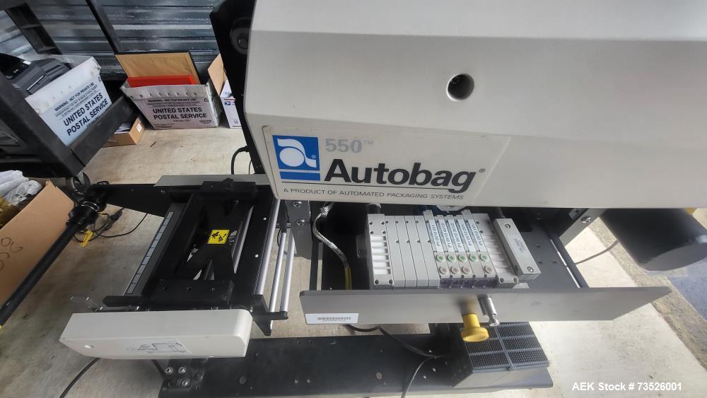 Used Autobag Table Top Bagging & Printing System – Model Autobag 550