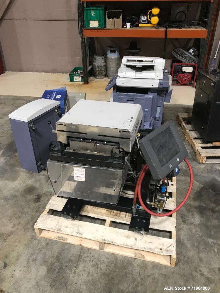 Used Automated Packaging Systems Autobag Model AB 180 Bagger. Capable of up to 80 bags per minute. Has bag size range of 2" to 11" Wide X 3" to 22" Long, bag thickness of 1.0 to 4.0 mil, and Pass-thr...
