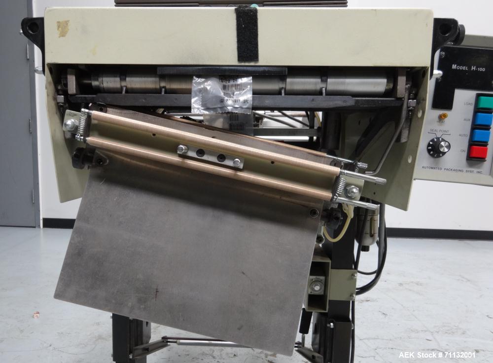 Used Automated Packaging H-100 Autobagger w/PI-4000 Thermal Printer