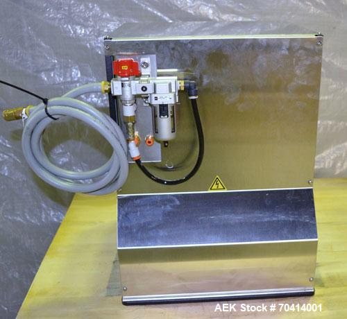 Used Sencorp Model 12-P/2 Benchtop Bag Sealer. Constant heat design with a 12" wide seal jaw x 1" deep seal. Includes a P-Series LCD touch screen HMI, and emergency stop. 1/50/60/120V. Built 2005.
