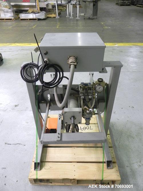 Used Vertrod Thermal Impulse Heat Sealer, Model 14P/PTV. Approximately 14” long heat sealing area, foot pedal controls.  1300 Watts, 115/120 volt AC.  Mounted on a carbon steel frame.