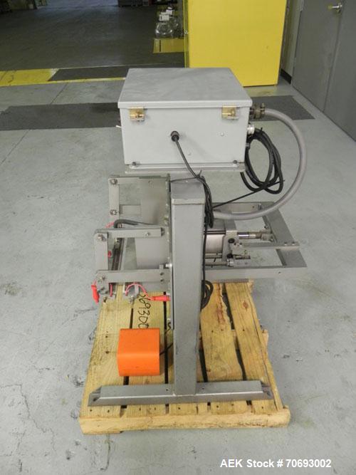 Used Vertrod Model 14P/PTV Thermal Impulse Heat Sealer.  Approximately 14" long heat sealing area, foot pedal controls. 1250 Watts, 115/120 volt AC.  Mounted on a carbon steel frame.