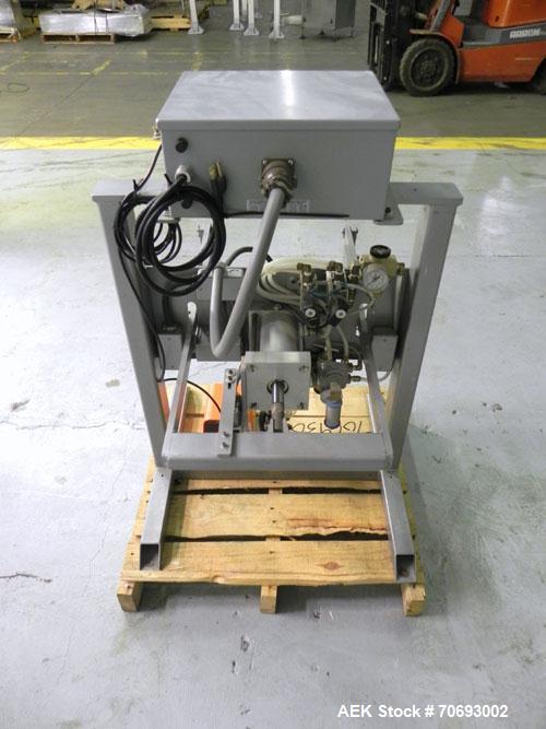 Used Vertrod Model 14P/PTV Thermal Impulse Heat Sealer.  Approximately 14" long heat sealing area, foot pedal controls. 1250 Watts, 115/120 volt AC.  Mounted on a carbon steel frame.