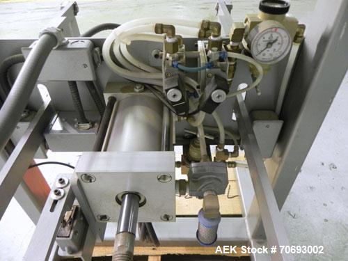 Used Vertrod Model 14P/PTV Thermal Impulse Heat Sealer.  Approximately 14" long heat sealing area, foot pedal controls. 1250 Watts, 115/120 volt AC.  Mounted on a carbon steel frame.