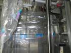 Used Rennco Dual 501 Vertical L-Bar Sealer with model CCL (cup counter loader). Horizontal seal approximately 36