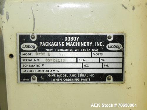 Used Doboy Model D-95E Dual Sewing Head Bag Stitcher 
