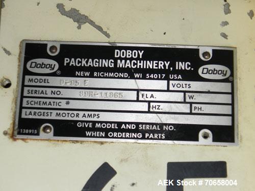 Used Doboy Model D-95E Dual Sewing Head Bag Stitcher 