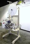 Used Doboy Model D-95A HD Bag Sewing System. Trims top of bag, folds tape over top of bag and stitches bags up to 50 linear feet per minute, can do a 1 or 2 thread stitch, and has a variable speed dr...
