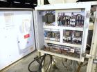 Used Doboy Model D-95A HD Bag Sewing System. Trims top of bag, folds tape over top of bag and stitches bags up to 50 linear feet per minute, can do a 1 or 2 thread stitch, and has a variable speed dr...