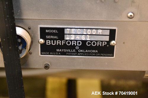 Used Burford Twist Tyer Model 2000 & Bagsealer Model TEC100 (SERIAL #13419)