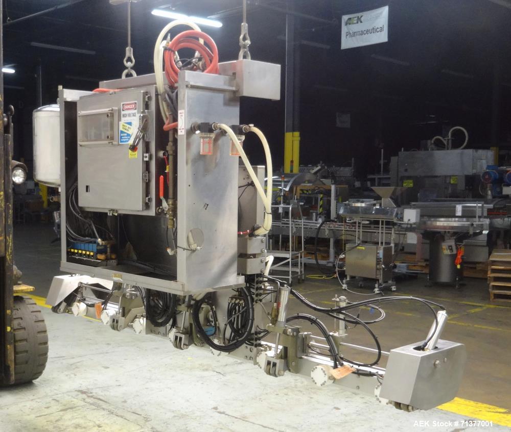 Used CVP Systems Model A-200 Modified Atmosphere Overhead Vacuum Bag Sealer
