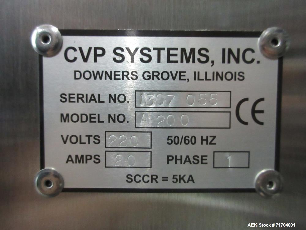 Used CVP Systems Model A-200 Modified Atmosphere Overhead Bag Sealer