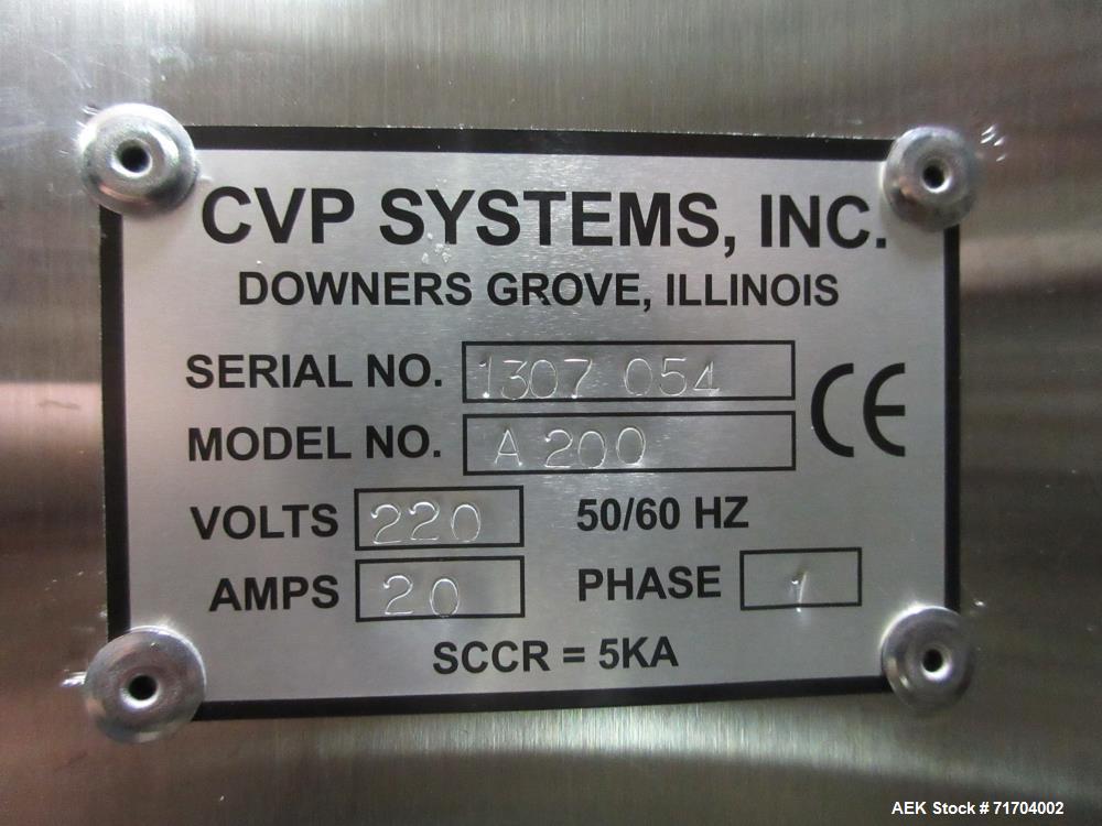 Used CVP Systems Model A-200 Modified Atmosphere Overhead Bag Sealer