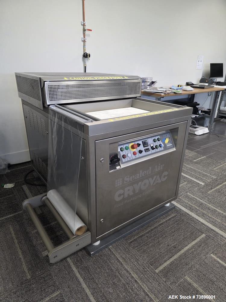 Used Sealed Air (Cryovac) VS26 Semi-Automatic Skin Packaging Machine – Stainless Steel