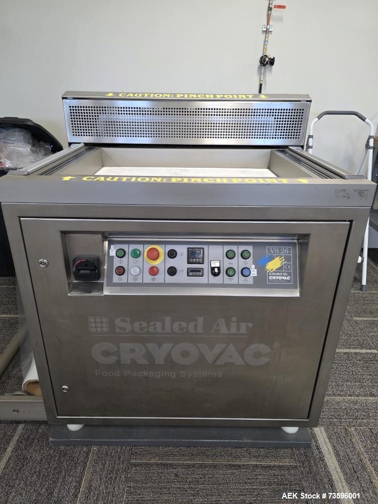 Used Sealed Air (Cryovac) VS26 Semi-Automatic Skin Packaging Machine – Stainless Steel