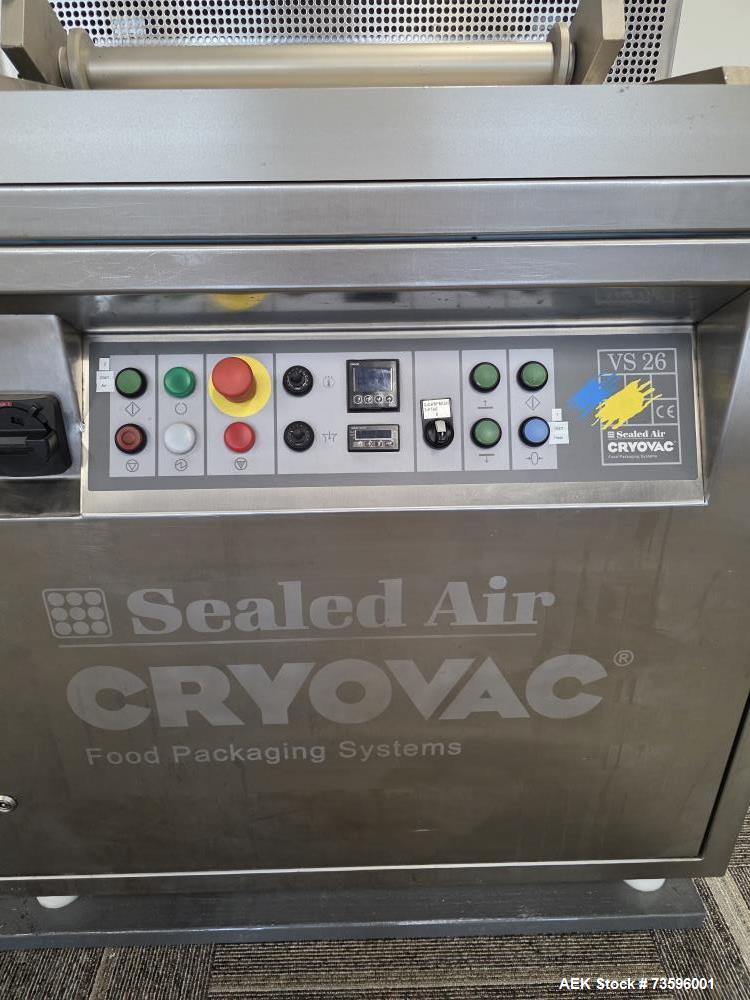 Used Sealed Air (Cryovac) VS26 Semi-Automatic Skin Packaging Machine – Stainless Steel