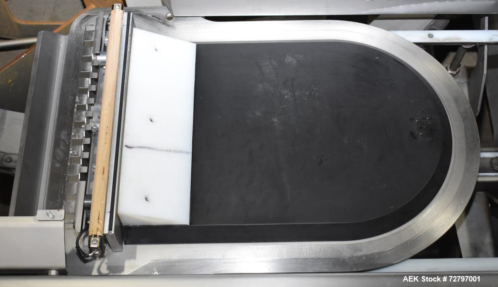 Used Flexopack IV450 Rotary Vacuum Sealer with iShrink Tunnel – Meat Packaging