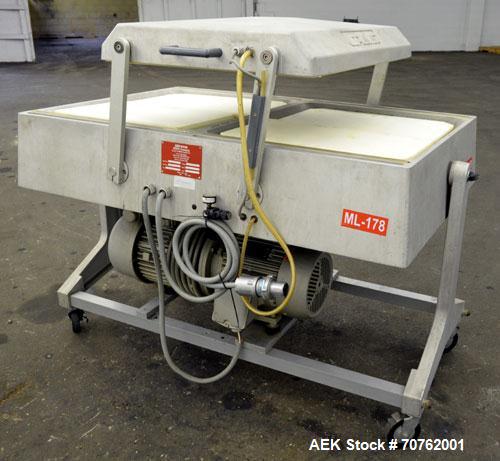 Used Koch Packaging Model Ultravac 2100-A Double Chamber Vacuum Packaging Machine. Up to 15,000 4” x 6” packages per eight hour shift. Each chamber 30.9” wide x 26.6” long x 8” deep. Includes a Busch...