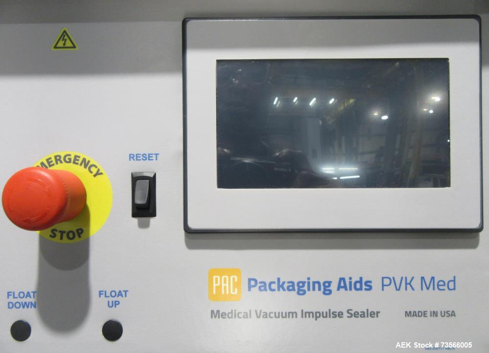 Industrial Medical Impulse Vacuum Sealer – PAC PVK Med, Gas Monitor, Stainless F