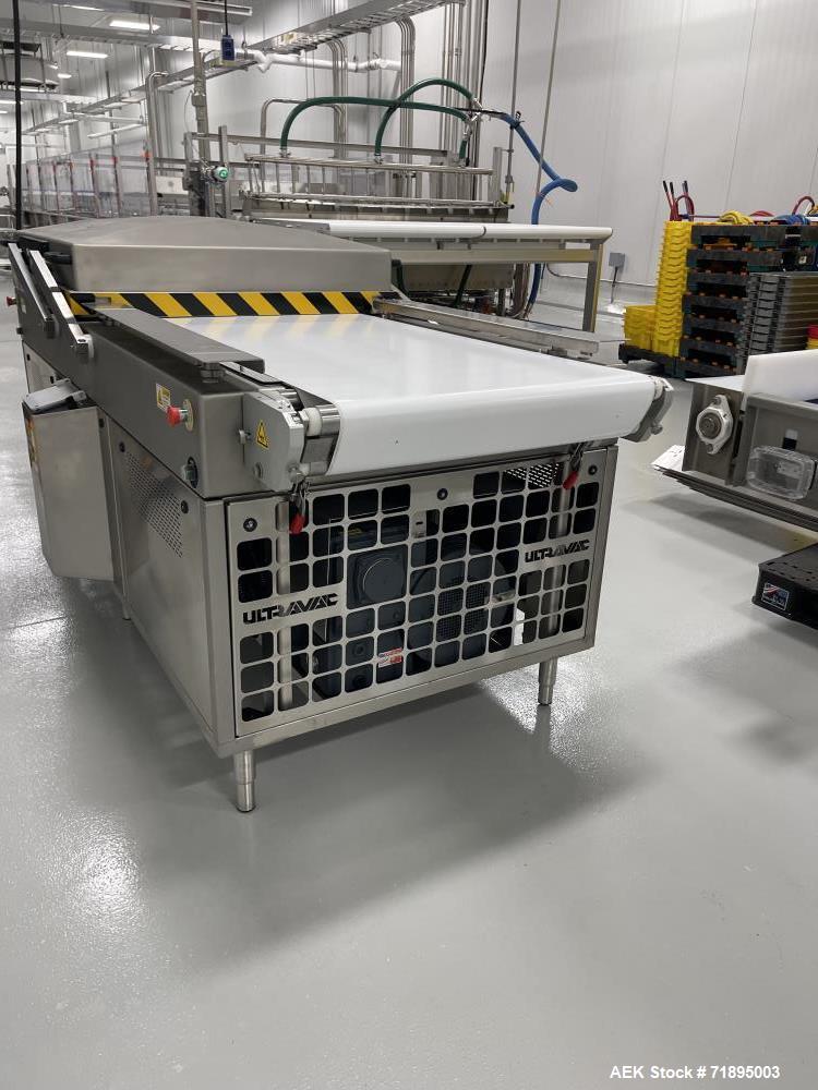 Used Ultrasource Ultravac Model UV3500 Conveyor Fed Vacuum Chamber Bag Sealer