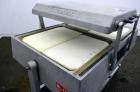 Used Koch Packaging Model Ultravac 2100-A Double Chamber Vacuum Packaging Machine. Up to 15,000 4” x 6” packages per eight hour shift. Each chamber 30.9” wide x 26.6” long x 8” deep. Includes a Busch...