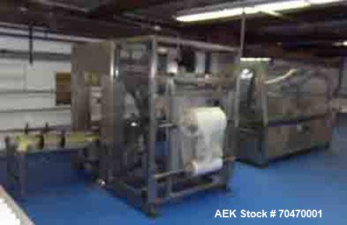 Used OK International SL220 Bag In Box Line capable of speeds up to 18 cases per minute.Line consists of an OK International Superform 2 case erector, Superliner SL220 bag maker/inserter,and an OK In...