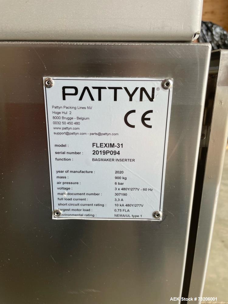 Pattyn Bag Inserter, Model Flexim 31.