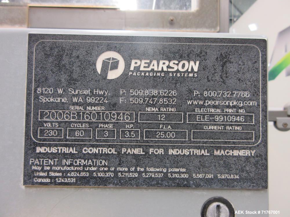 Used Pearson Model B160 Adjustable Bag Inserter