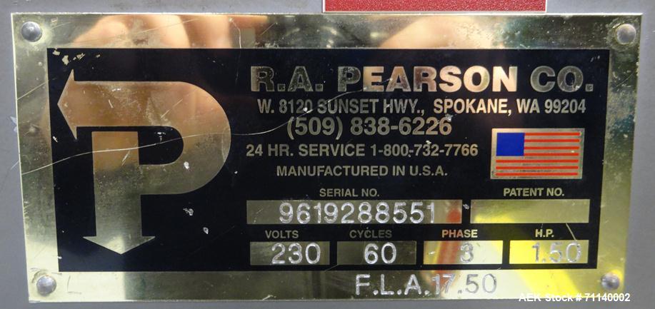 Used Pearson Bag Inserter Model Y1928 Bag-In-Box Inserter