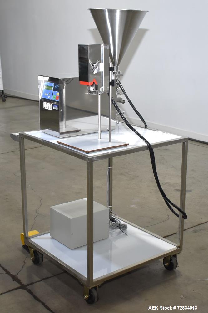 Used-IPN (Scholle) Bag in box filler with applicator closer. Table top design. Serial# 04.G1.069.