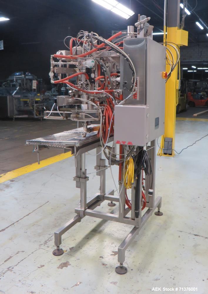 Used Scholle Corporation Double-Headed Semi-Automatic Aseptic Bag Filler