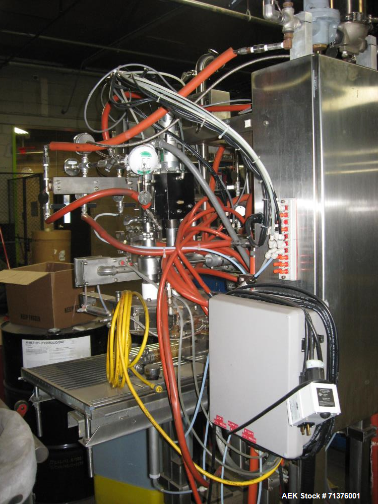 Used Scholle Corporation Double-Headed Semi-Automatic Aseptic Bag Filler
