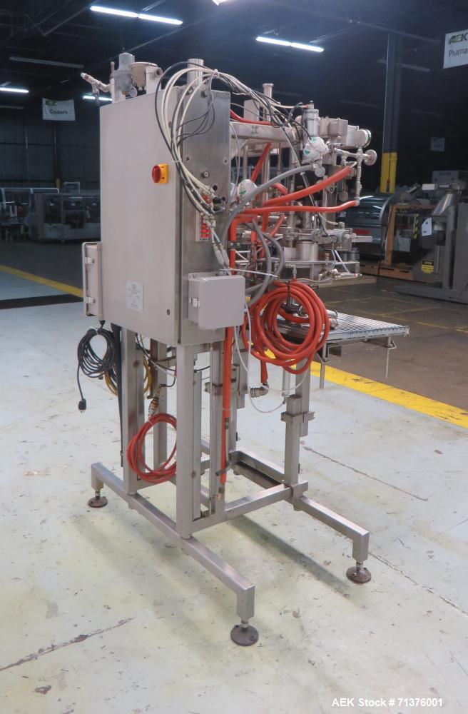 Used Scholle Corporation Double-Headed Semi-Automatic Aseptic Bag Filler