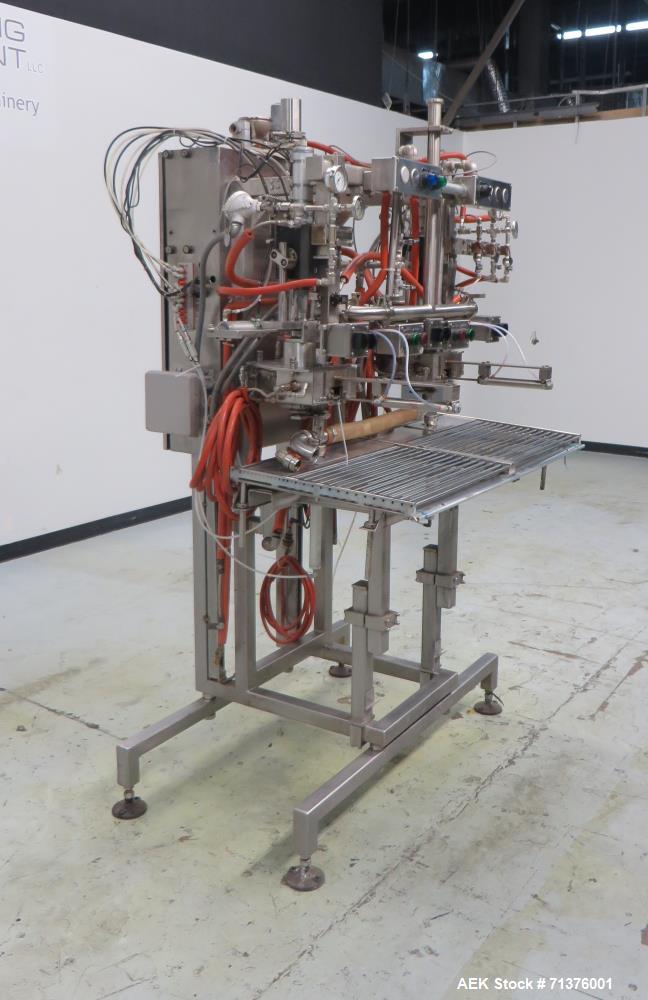 Used Scholle Corporation Double-Headed Semi-Automatic Aseptic Bag Filler