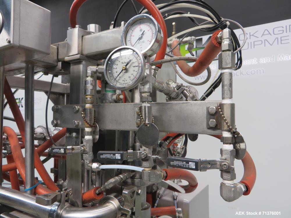 Used Scholle Corporation Double-Headed Semi-Automatic Aseptic Bag Filler
