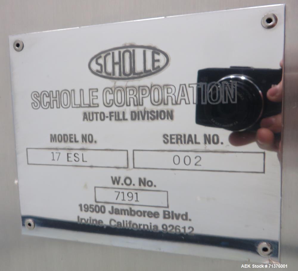 Used Scholle Corporation Double-Headed Semi-Automatic Aseptic Bag Filler