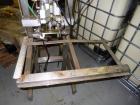 Used Liqui-Box Corp Model 1000-CIT-W Bag-In-Box Liquid Filler. Is capable of speeds from 3-6 per minute at fills from 1 to 5 gallons. Is a single-head filler, best used for oxygen-sensitive products....