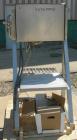 Used Parish Case-Pak meter filler, model M125, 304 stainless steel. Capacity one gallon to six gallon bags. Designed to automatically fill predetermined volumes of liquid products into polyethylene b...