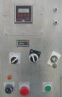 Used Parish Case-Pak meter filler, model M125, 304 stainless steel. Capacity one gallon to six gallon bags. Designed to automatically fill predetermined volumes of liquid products into polyethylene b...